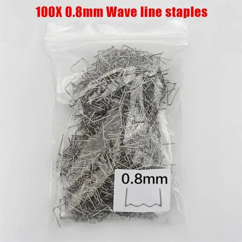 300Pcs Plastic Welder Hot Stapler Standard Pre-cut Corrugated Staples | Bumper Body Repair Welding Tools