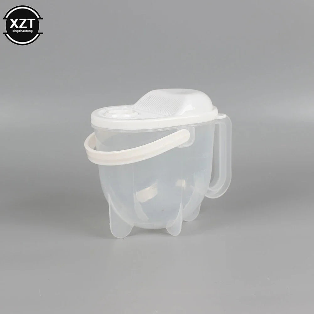 Portable Plastic Rice Cleaning Sieve | Hands-Free Kitchen Tool