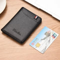 Ultra Thin Vertical Wallet for Men | Minimalist Soft Card Holder