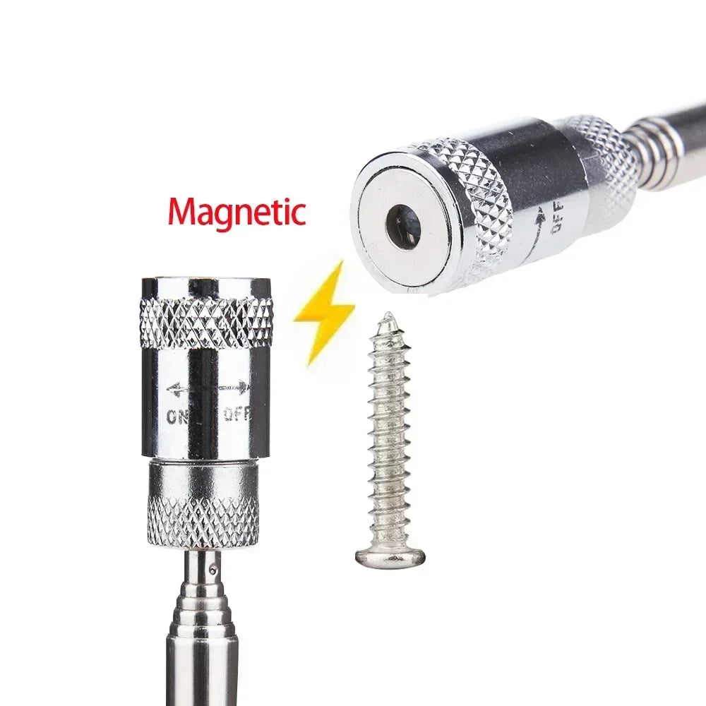 Telescopic Magnetic Pickup Tool | Extendable Magnet Rod for Dropped Screws and Bolts