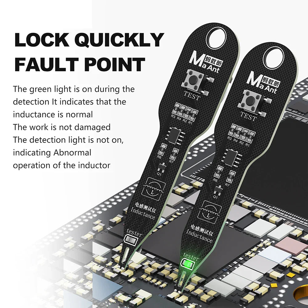 M093 Inductance Tester Motherboard Coil Tester | Inductor Detector Repair Tool with Electromagnetic Induction