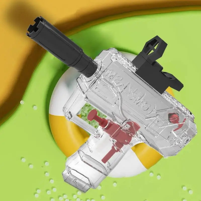 1Pcs Non Electric UZI Water Pistol | High Pressure Full Automatic Summer Beach Toy for Kids and Adults