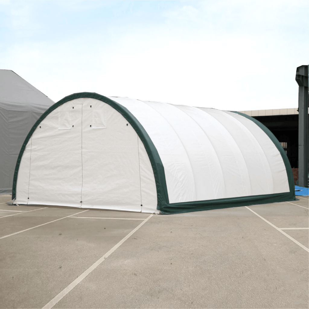 W20'xL30'xH12' Single Truss Storage Shelter, Reinforced Series