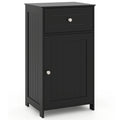 Single Door Bathroom Cabinet with Adjustable Shelf and Drawer