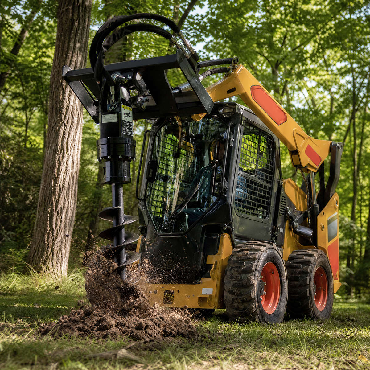 Greatbear Skid Steer Auger with 3 Bits in 9", 12", 18"