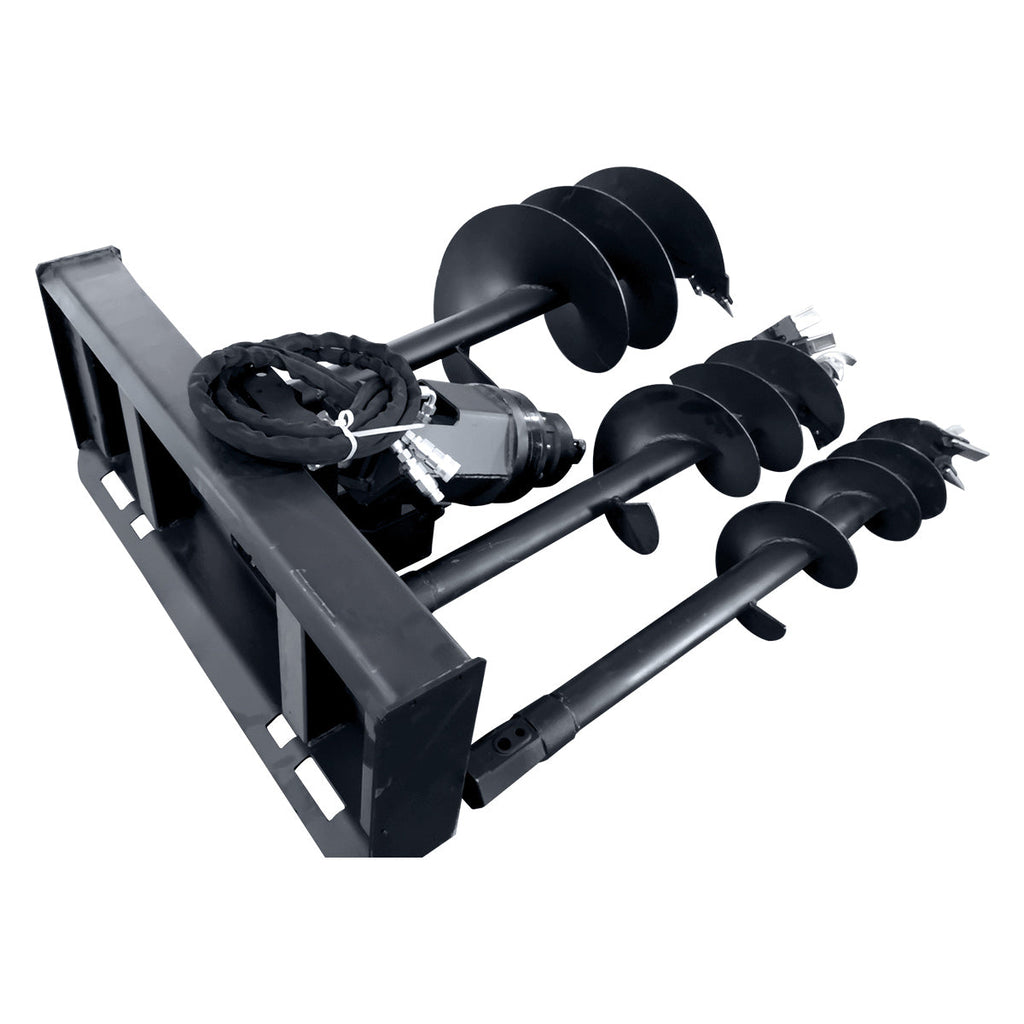 Greatbear Skid Steer Auger with 3 Bits in 9", 12", 18"