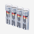 Slim Line AA 4 Pack (Clear)