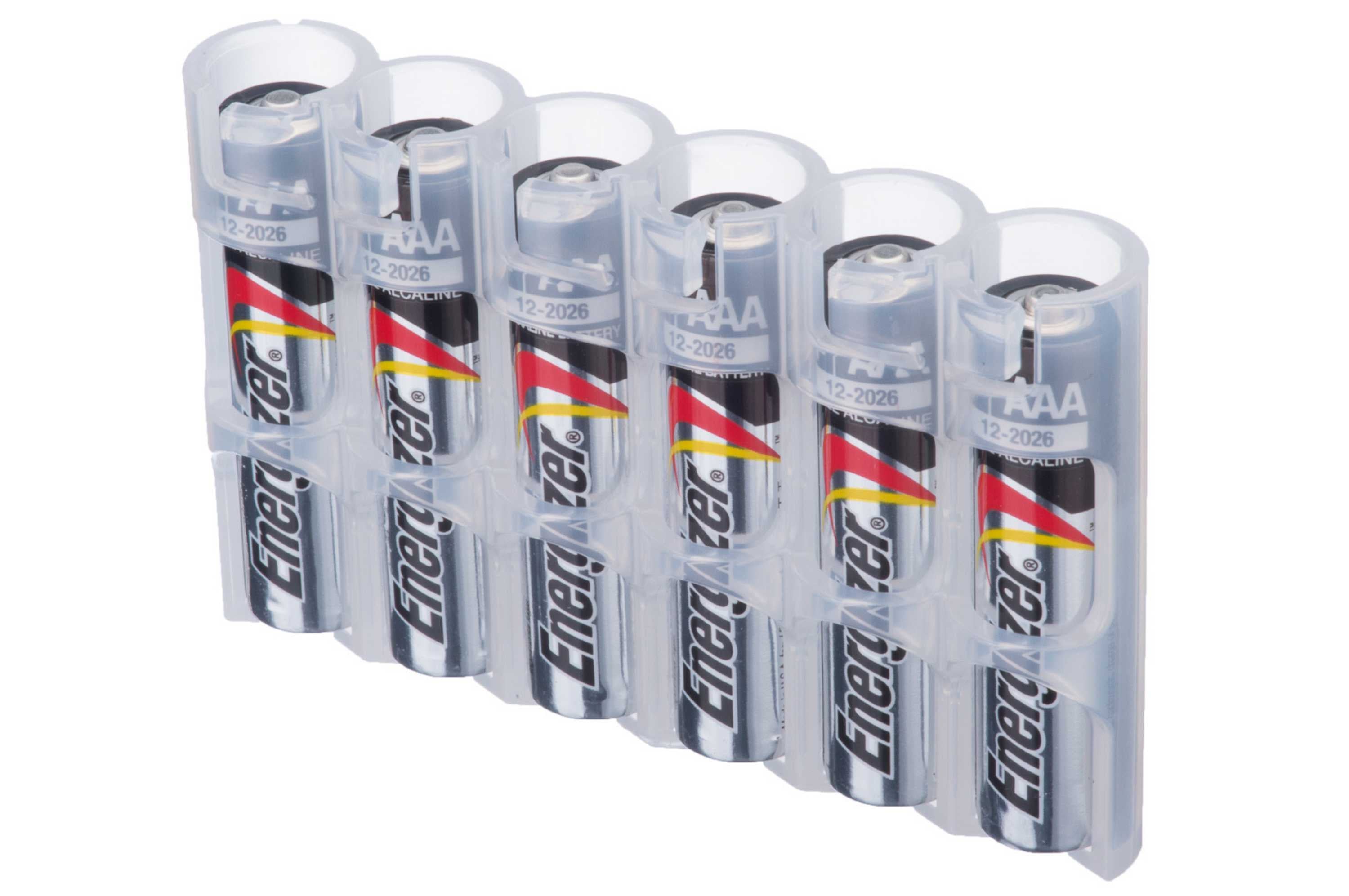 Slim Line AAA 6 Pack (Clear)