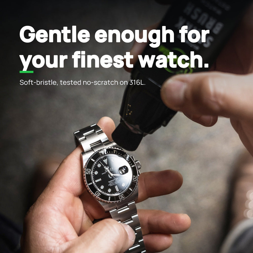 SparkBrush™ by Sparklean® — Soft-bristle cleaner for luxury watches & fine jewelry