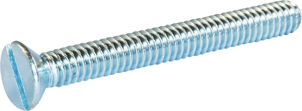 4-40 x 7/8 Slotted Flat Machine Screw Zinc Plated