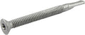 1/4-20 x 2 3/4 Star Flat Head Reamer Self Drilling Screws w/ Wings 410 Stainless Steel Strong Shield Coated - 1 lb (30)