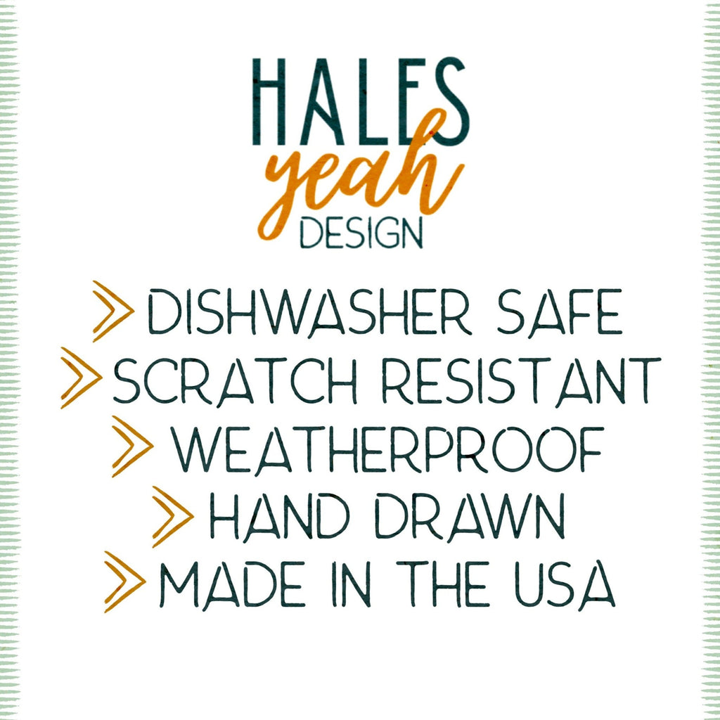 Hales Yeah Design Come In to the Out Sticker ~3" at Longest Edge