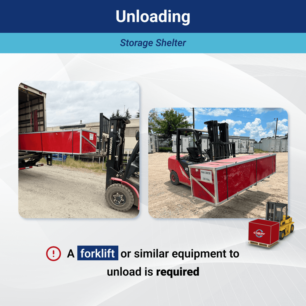 W20'xL30'xH12' Single Truss Arch Storage Shelter