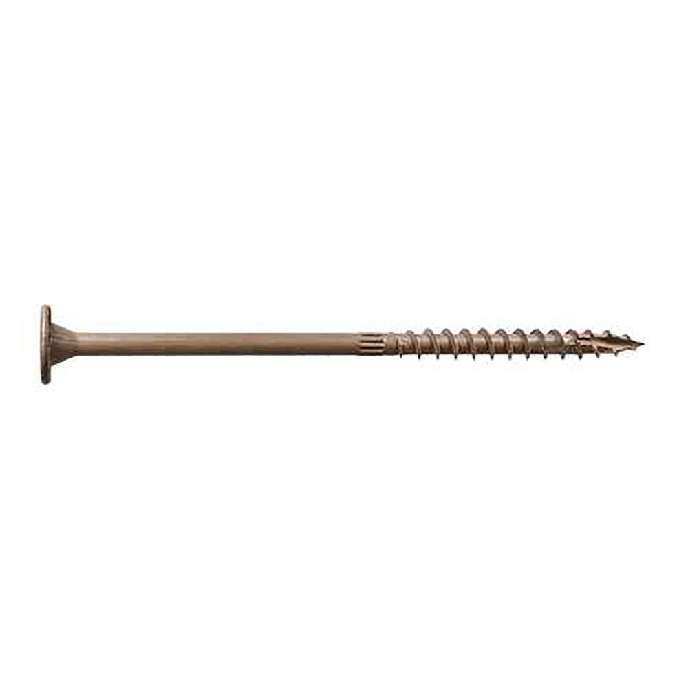 0.22 x 8 Simpson Strong-Drive® SDWS TIMBER Screw Double-Barrier Coating (Exterior Screw) Tan- Pack (12)
