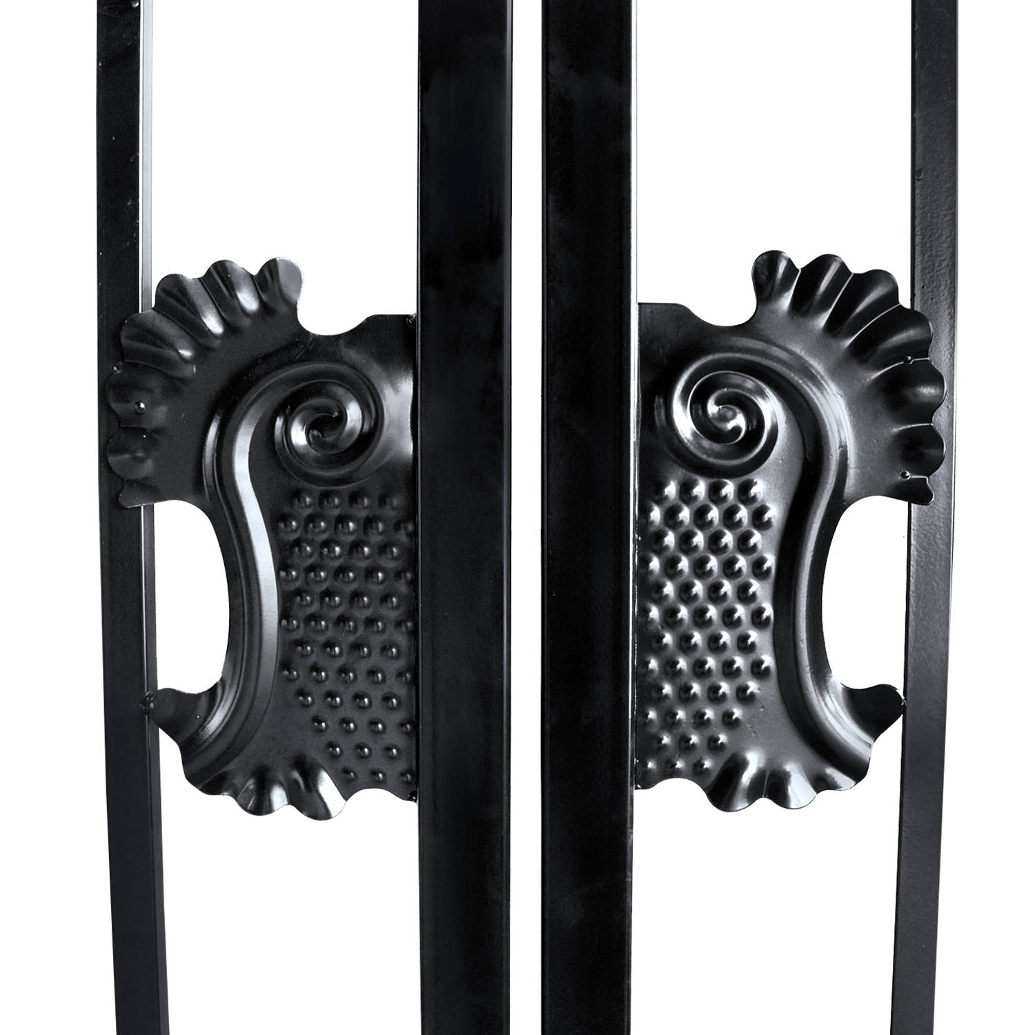 18x8 ft Steel Dual Swing Driveway Gate