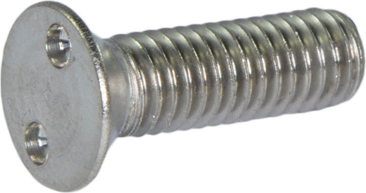 M5-0.80 x 20 Tamper Resistant Drilled Spanner Flat Head Machine Screw 18-8 Stainless Steel - Metric (#10)