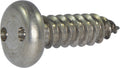 8 x 1 Tamper Resistant Drilled Spanner Pan Head Sheet Metal Screw 18-8 Stainless Steel
