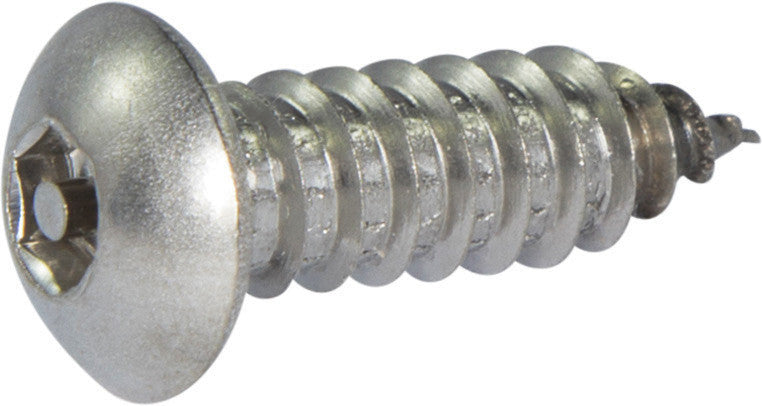 14 x 5/8 Tamper Resistant Hex Button Head Socket Sheet Metal Screw 18-8 Stainless Steel (5/32)