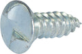 6 x 1/2 Tamper Resistant One Way Oval Sheet Metal Screw Zinc