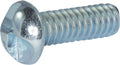 10-24 x 1 Tamper Resistant One Way Round Head Machine Screw Zinc