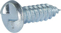 6 x 1 1/2 Tamper Resistant One Way Round Head Sheet Metal Screw Zinc