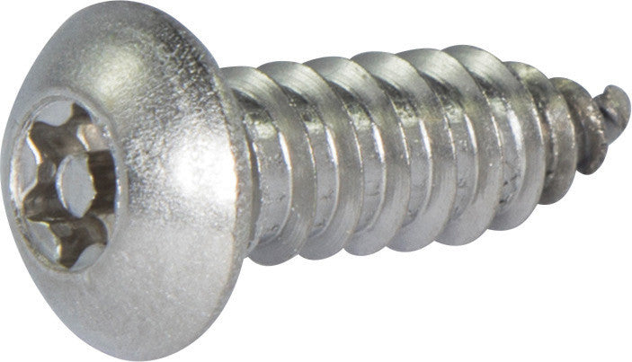 14 x 3/4 Tamper Resistant Torx Button Head Sheet Metal Screw 18-8 Stainless Steel (T-27)