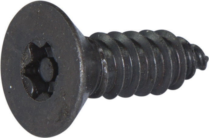 10 x 1 1/4  Tamper Resistant Torx Flat Head Sheet Metal Screw Steel Black (T-25)
