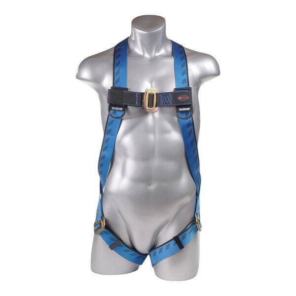 Kapture 3 Point Essential Full Body Harness - Dorsal D-Ring - Pull Thru Legs - All Sizes