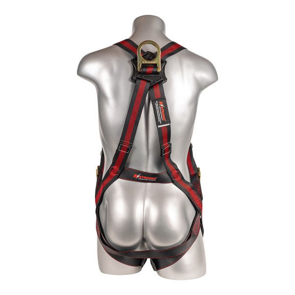 Kapture 5 Point Elite Full Body Harness - 2 D-Rings - Pull Thru Legs - All Sizes