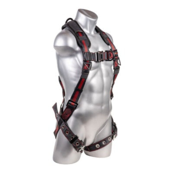 Kapture 5 Point Elite+ Full Body Harness - 2 D-Rings - QC Chest - Tongue Buckle Legs & Shoulder Pads - All Sizes