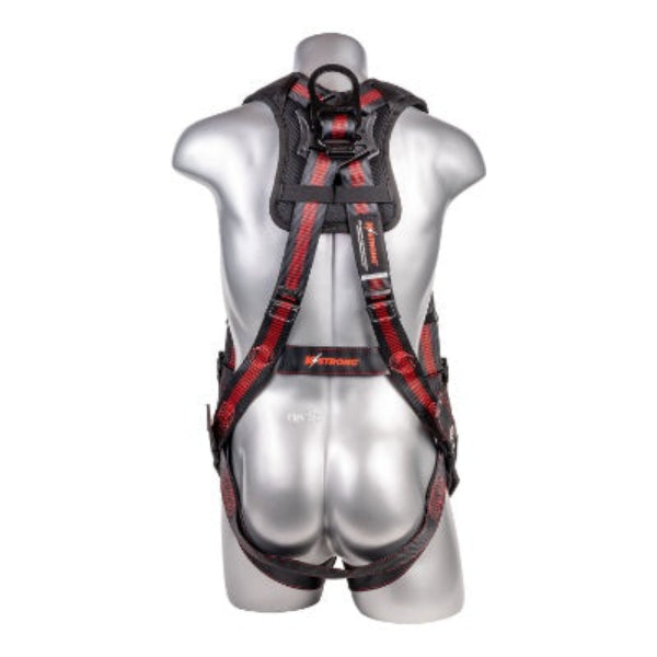Kapture 5 Point Elite+ Full Body Harness - 2 D-Rings - QC Chest - Tongue Buckle Legs & Shoulder Pads - All Sizes