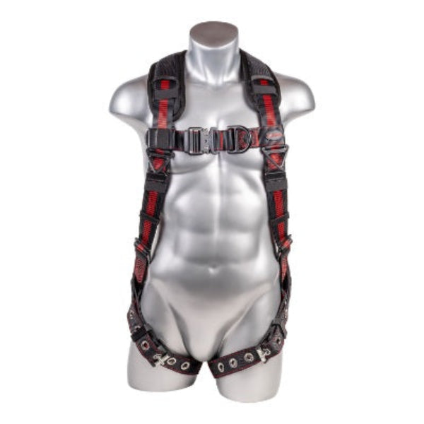 Kapture 5 Point Elite+ Full Body Harness - 2 D-Rings - QC Chest - Tongue Buckle Legs & Shoulder Pads - All Sizes