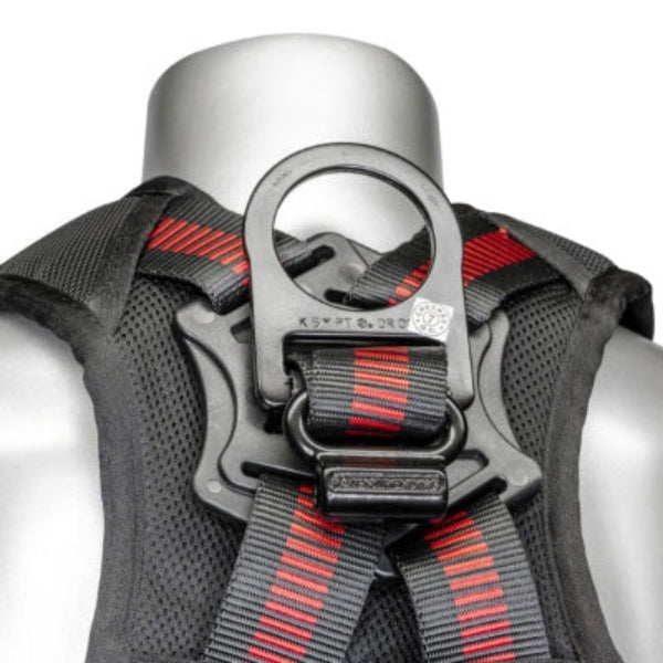 Kapture 5 Point Elite+ Full Body Harness - Dorsal D-Ring - QC Chest - Tongue Buckle Legs & Shoulder Pads - All Sizes
