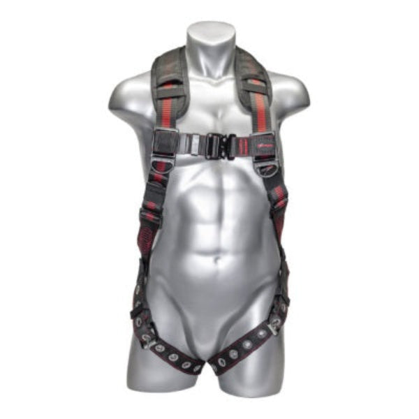 Kapture 5 Point Elite+ Full Body Harness - Dorsal D-Ring - QC Chest - Tongue Buckle Legs & Shoulder Pads - All Sizes