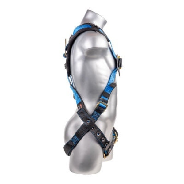 Kapture 5 Point Essential+ Full Body Harness - Dorsal D-Ring with Web Loop - Tongue Buckle Legs - Shoulder Pads - All Sizes