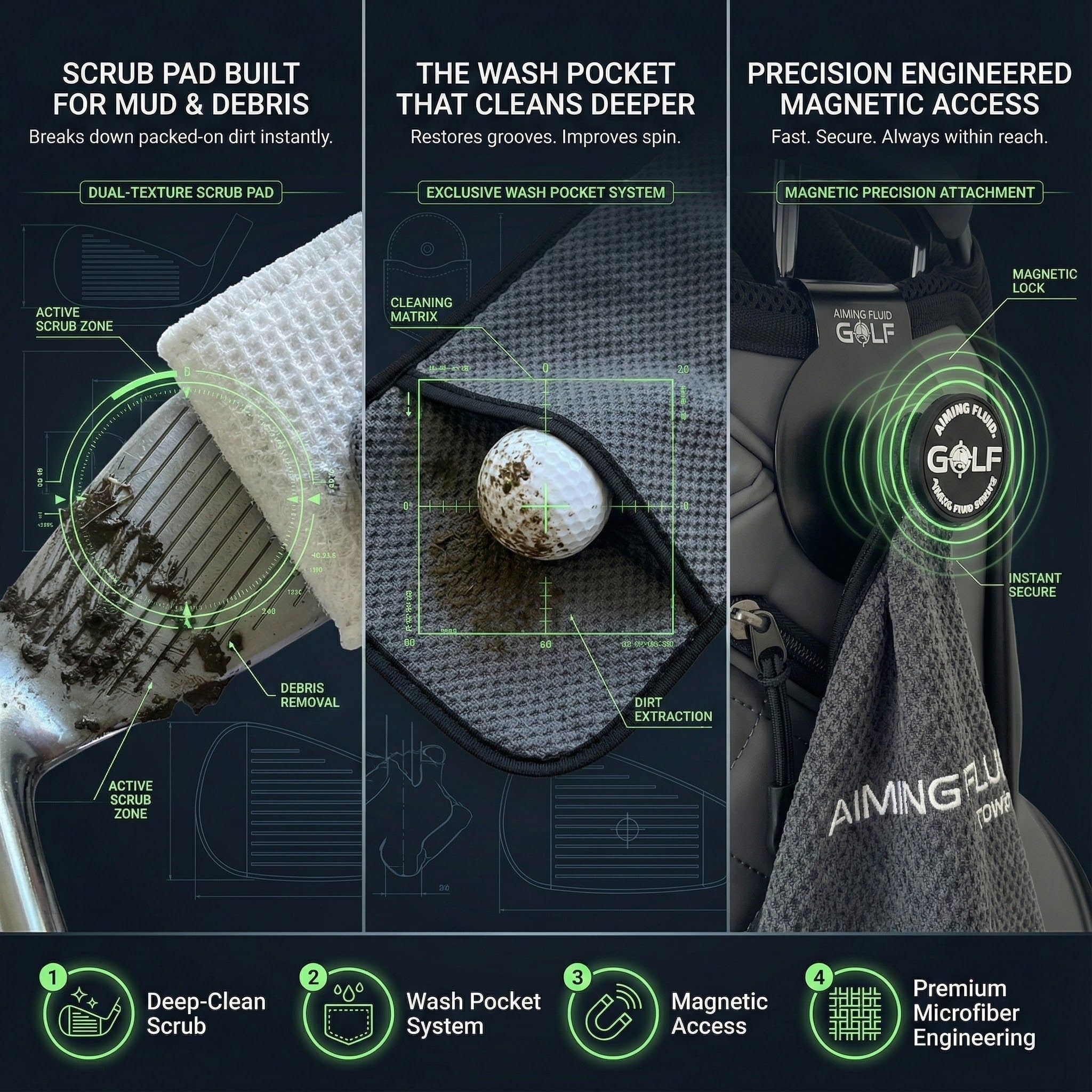 Light Duty Magnetic Towel + Landing Pad System