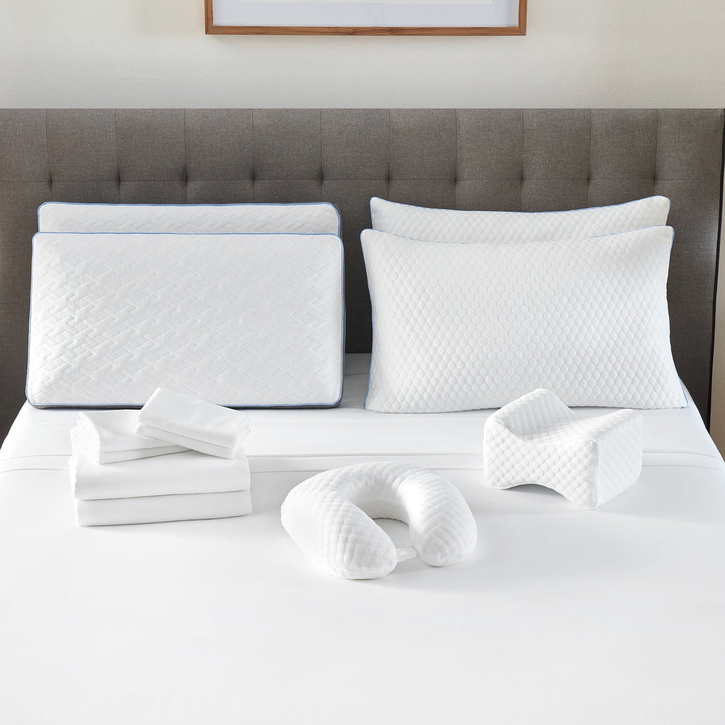 The Restonic Luxury Euro Top Mattress Ensemble