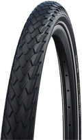 Schwalbe Green Marathon Tire - 26 x 1.25 Clincher Wire BLK/Reflective Performance Line GreenGuard TwinSkin Addix