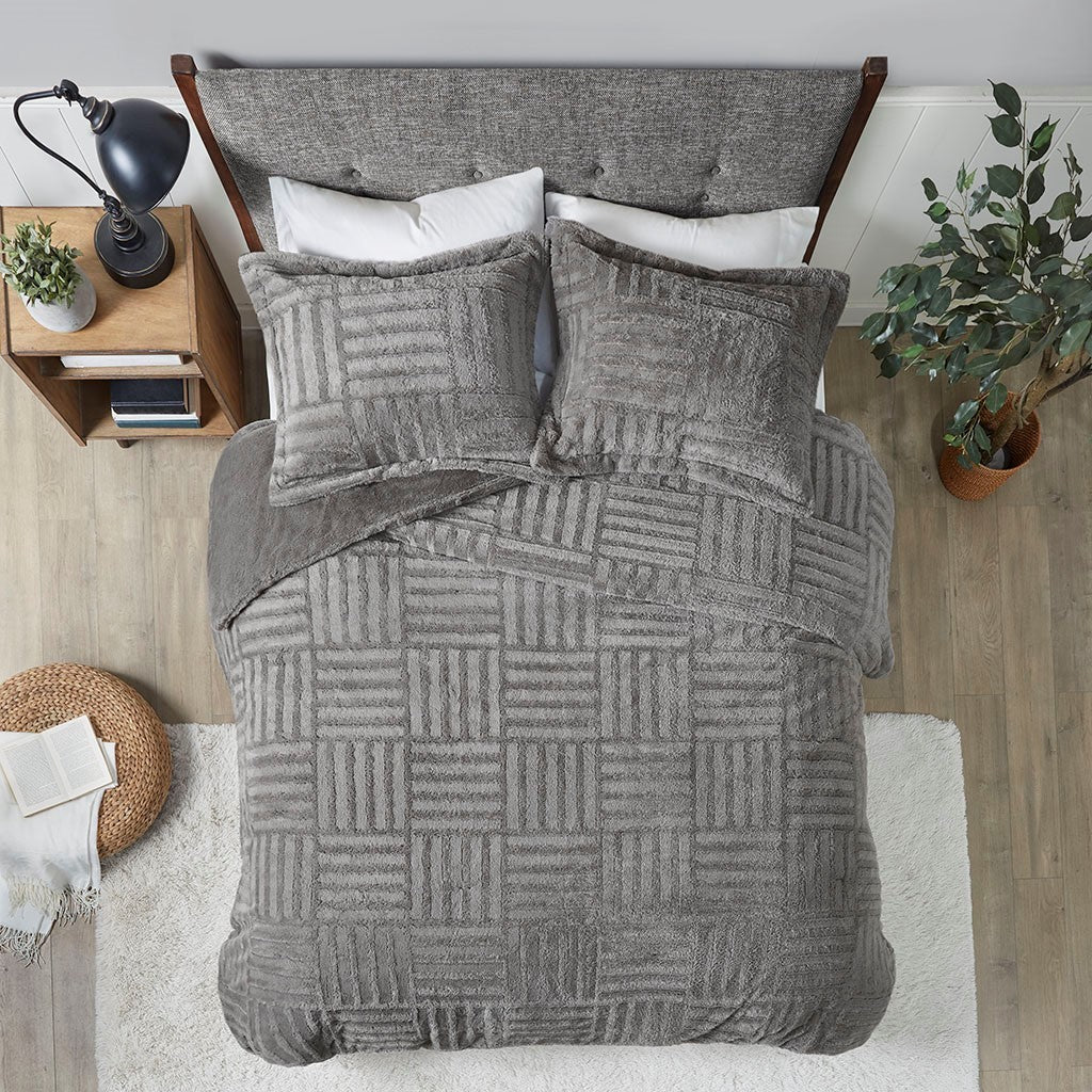 Full/Queen Fur Down Alternative Comforter Mini Set
