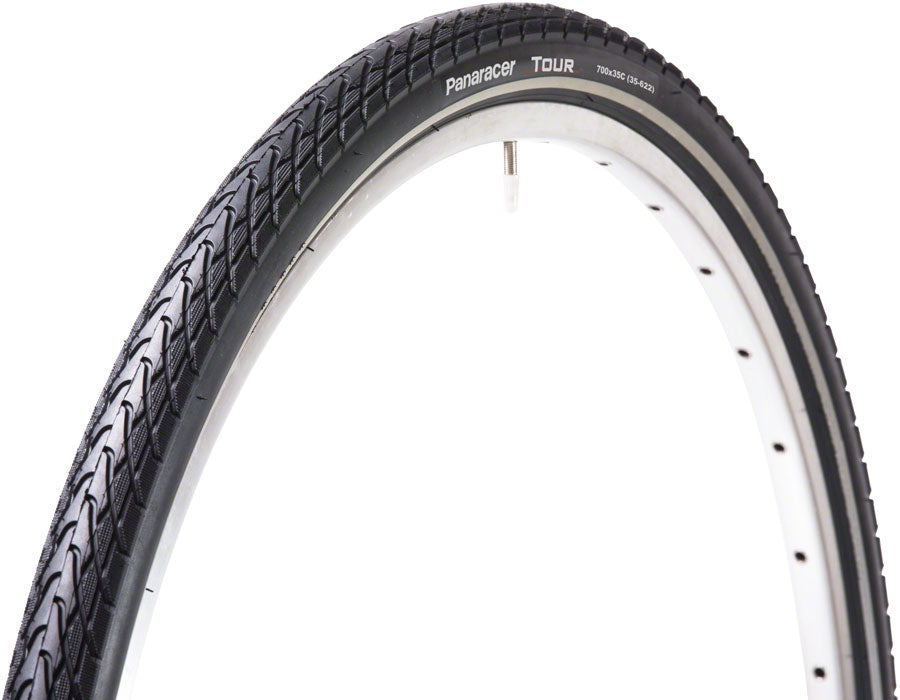 Panaracer TourGuardPlus Tire - 26 x 1.75 Clincher Wire Black/Reflective