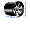 Cylinder Rental Oil Fume Extraction Exhaust Odor Ventilation Fan