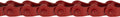 The Shadow Conspiracy Interlock V2 Chain - Single Speed 1/2" x 1/8" 98 Links Half Link Chain Red