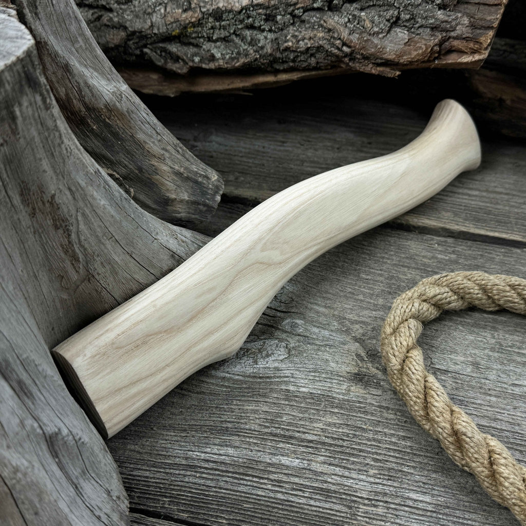 Ash Wood Axe Handle with Red Oak Wedges, 31 cm (12.2 inches)