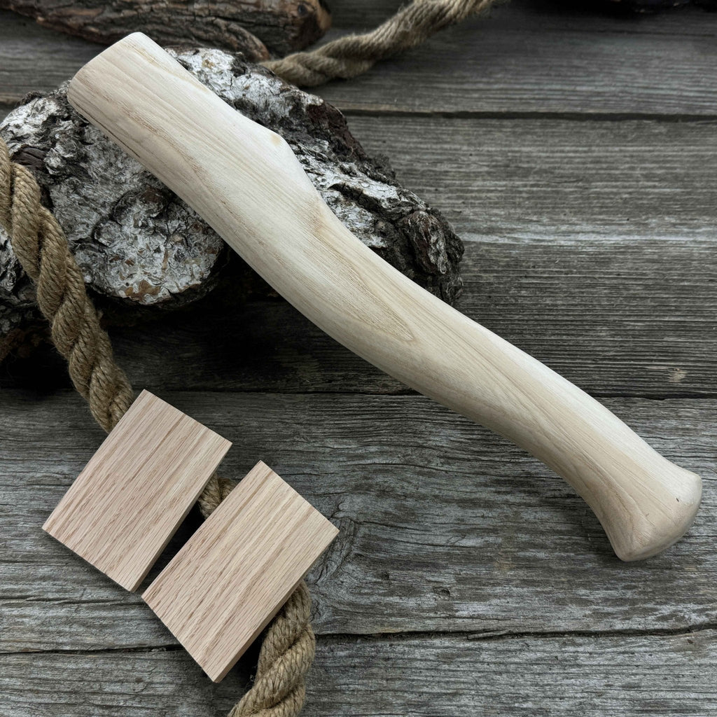 Ash Wood Axe Handle with Red Oak Wedges, 31 cm (12.2 inches)