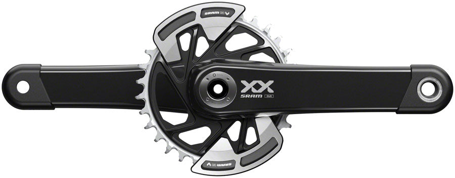 SRAM XX Eagle T-Type Wide Crankset - 175mm 12-Speed 32t Chainring Direct Mount 2-Guards DUB Spindle Interface BLK