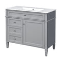 Bathroom Vanity With Top Sink, 2 Drawers And Tip Out Drawer