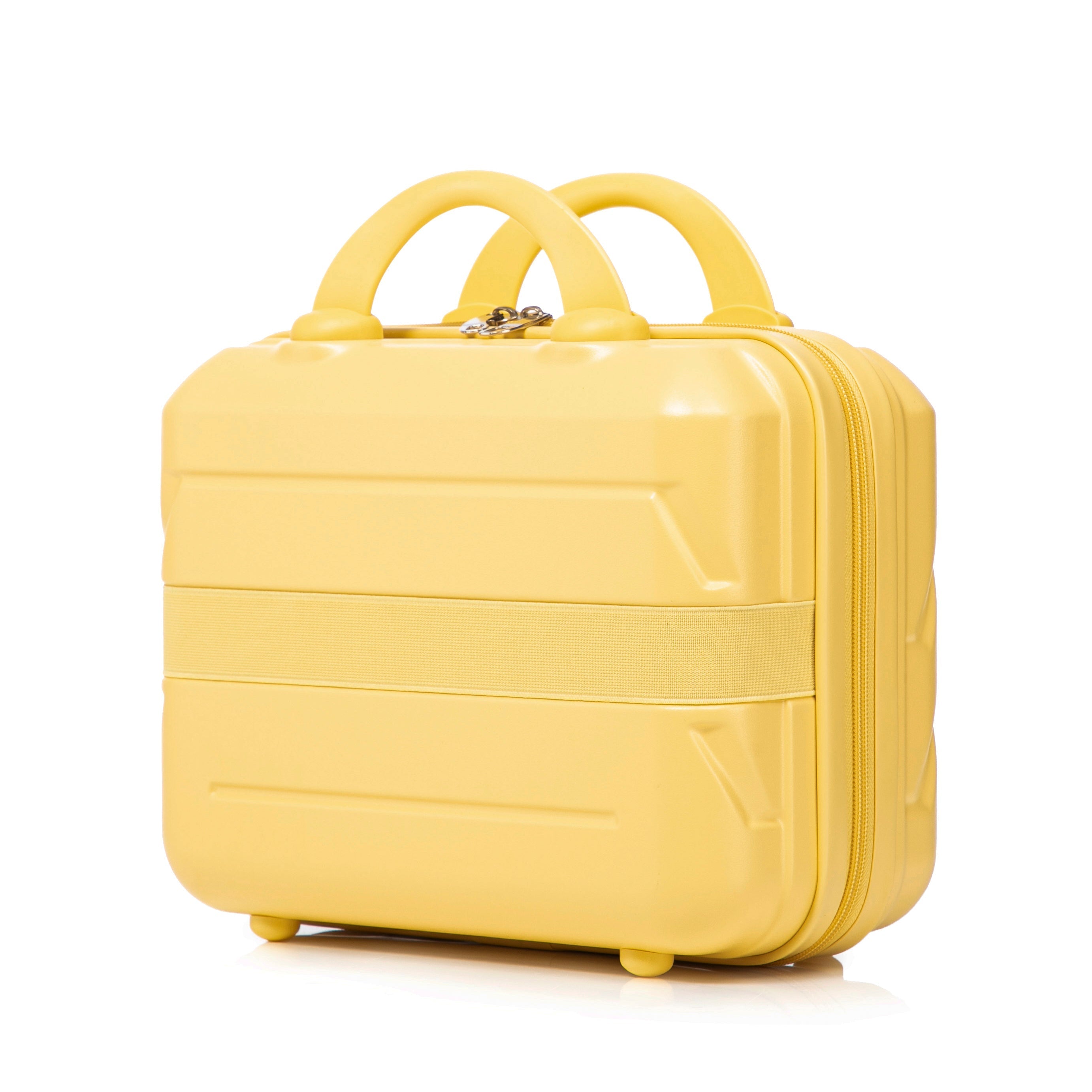 14'/20' 2-Piece ABS Spinner Wheel Luggage Set with Combination Lock