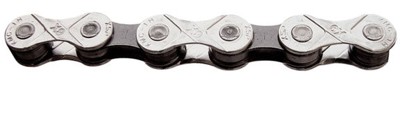 KMC X9 Bulk 9sp Chains Silver/Black (25/Count)