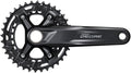 Shimano Deore FC-M4100-2 Crankset - 175mm 10-Speed 36/26t 96/64 BCD For 48.8mm Chainline BLK
