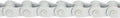 The Shadow Conspiracy Interlock V2 Chain - Single Speed 1/2" x 1/8" 98 Links Half Link Chain White